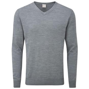 Ping Sullivan V Neck Golf Sweater - French Grey - main image