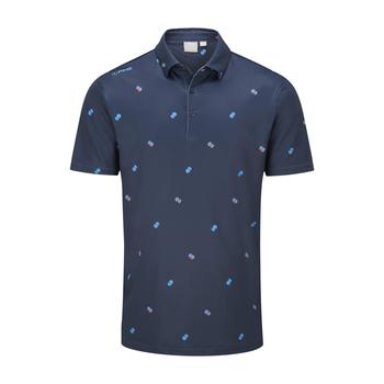 Ping Two Tone Golf Polo Shirt - Navy/Poppy - main image