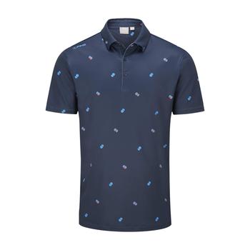 Ping Two Tone Golf Polo Shirt - Navy/Poppy - main image