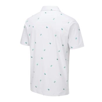 Ping Two Tone Golf Polo Shirt - White Aquarius - main image
