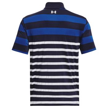 Under Armour Playoff 3.0 Stripe Golf Polo Shirt - Midnight Navy - main image