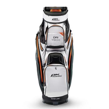 PowaKaddy Dri-Tech Waterproof Golf Cart Bag Grey/White/Orange - main image