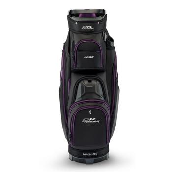 PowaKaddy Edge Golf Cart Bag - Black/Purple - main image