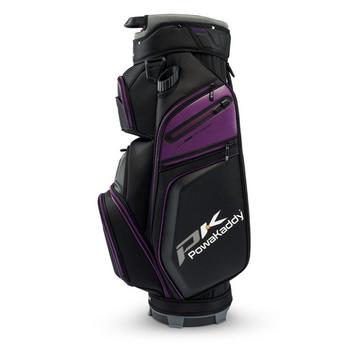 PowaKaddy Edge Golf Cart Bag - Black/Purple - main image