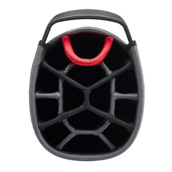 PowaKaddy Prem Tech Golf Cart Bag 2024 - Gun Metal/Red - main image