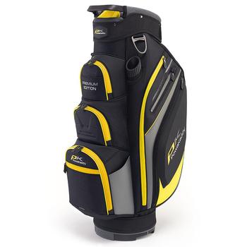 PowaKaddy Premium Edition Golf Cart Bag - Black/Yellow - main image