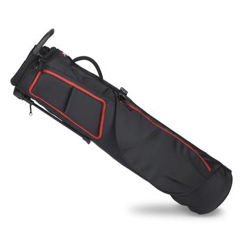 Titleist Premium Golf Carry Pencil Bag - Black/Black/Red