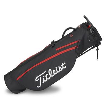Gold Gear Direct - Titleist Premium Golf Carry Pencil Bag - Black/Black/Red