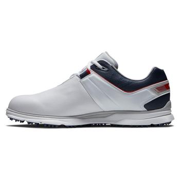 FootJoy Pro SL Golf Shoe - White/Navy/Red - main image