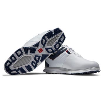 FootJoy Pro SL Golf Shoe - White/Navy/Red - main image