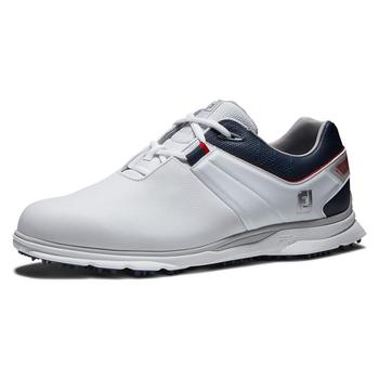 FootJoy Pro SL Golf Shoe - White/Navy/Red - main image