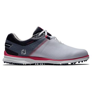 FootJoy Pro SL Sport Womens Golf Shoes - White/Navy/Hot Pink - main image