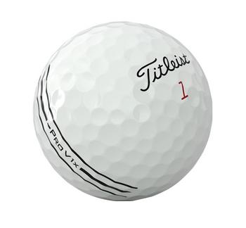 Titleist Pro V1x Left Dash Enhanced Alignment Golf Balls Dozen Pack - main image