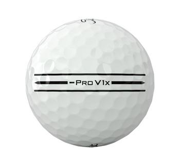 Titleist Pro V1x Left Dash Enhanced Alignment Golf Balls Dozen Pack - main image