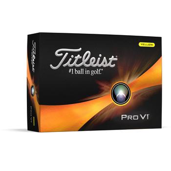 Titleist Pro V1 Golf Balls - Yellow - 2023 - main image