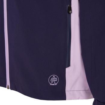 ProQuip Ladies Darcey Waterproof Golf Jacket - Navy/Lilac - main image