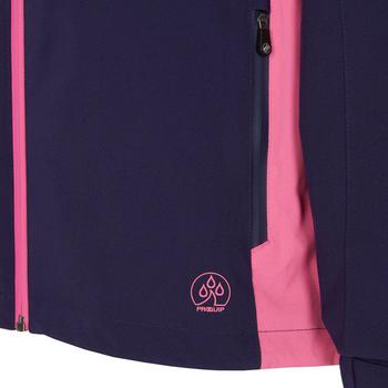 ProQuip Ladies Darcey Waterproof Golf Jacket - Navy/Pink - main image