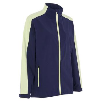 Proquip Ladies Paige Waterproof Golf Jacket - Navy/Lime
