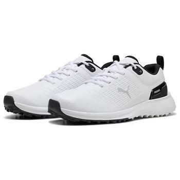 Puma Fusion Plus SL Golf Shoes - Puma White/Puma Black - main image