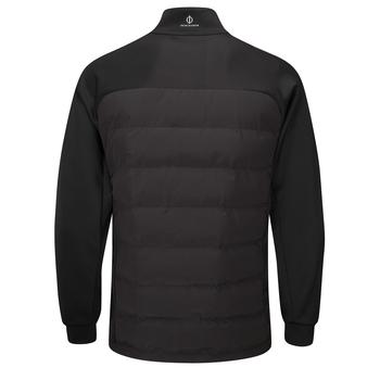 Oscar Jacobson Radstock Full Zip Padded Golf Jacket - Black - main image