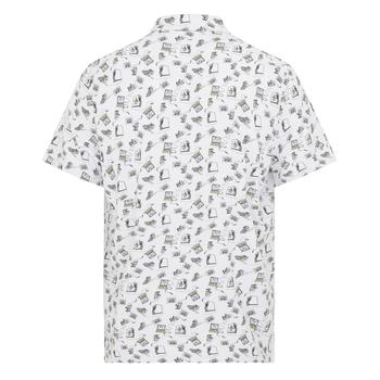 Original Penguin Retro Arcade Print Golf Polo Shirt - Bright White - main image