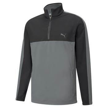 Puma Riverwalk Woven Golf Wind Jacket - Puma Black/Quiet Shade - main image