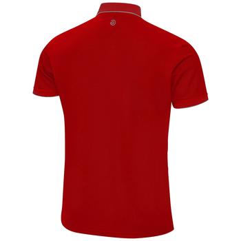 Rod Junior Golf Shirt - Red back - main image