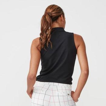 Rohnisch Womens Swing SL Polo Shirt - Black Model Back - main image