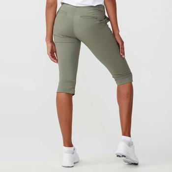 Rohnisch Womens Active Capri - Combat Green Model Back - main image