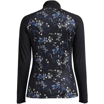 Rohnisch Heat Full Zip Women's Golf Sweater - Yellow Garden Back  - main image