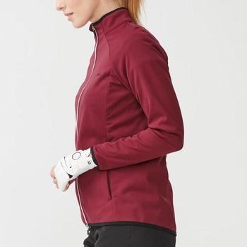 Rohnisch Hybrid Women's Golfing Jacket - Burgundy Model Shot 1 - main image