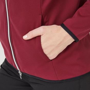 Rohnisch Hybrid Women's Golfing Jacket - Burgundy Pocket Details - main image