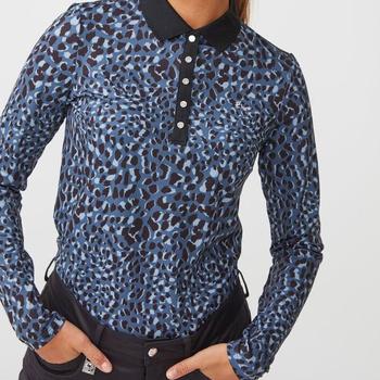 Rohnisch Spot Women's Golf Polo Shirt - Dusty Blue Spot Model Shot 1 - main image