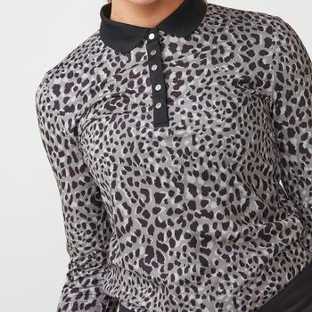 Rohnisch Spot Women's Golf Polo Shirt - Greige Spot Model Shot 1 - main image