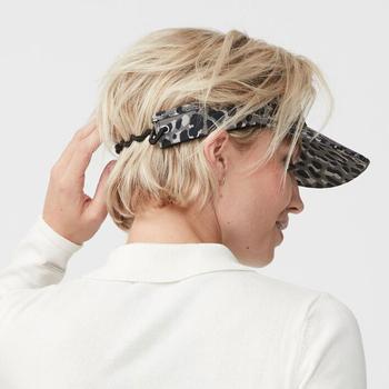 Rohnisch Women's Golf Sun Visor - Greige Spot Model Shot 1 - main image