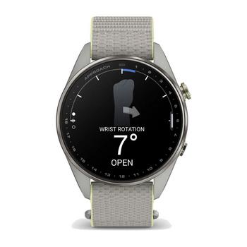 Garmin Approach S72 GPS Golf Smart Watch (47mm) - Silver/Citron - main image