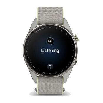 Garmin Approach S72 GPS Golf Smart Watch (47mm) - Silver/Citron - main image
