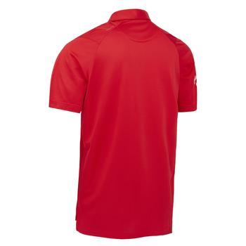 Callaway SS Solid Swing Tech Golf Polo Shirt - True Red - main image