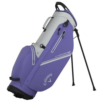 Callaway Chase Dry Waterproof Golf Stand Bag - Silver/Purple