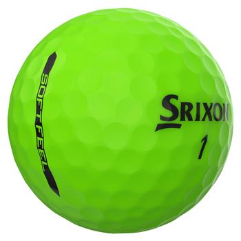 Srixon Soft Feel Brite Golf Balls - Green - main image