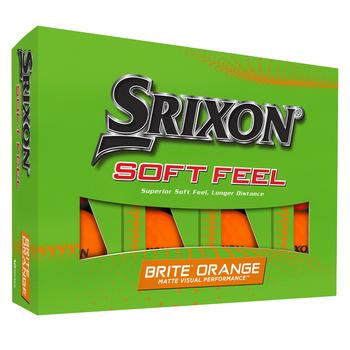 Srixon Soft Feel Brite Golf Balls - Orange - main image