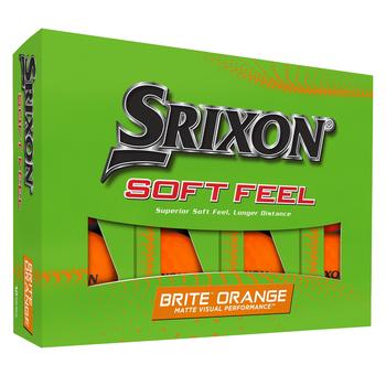 Srixon Soft Feel Brite Golf Balls - Orange - main image