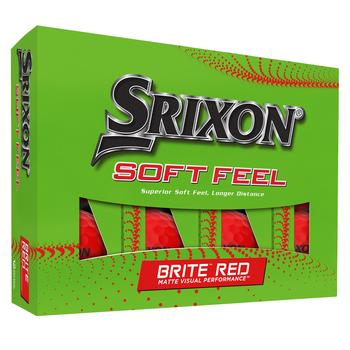 Soft Feel Brite Golf Balls - Red - main image