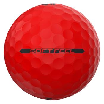 Soft Feel Brite Golf Balls - Red - main image