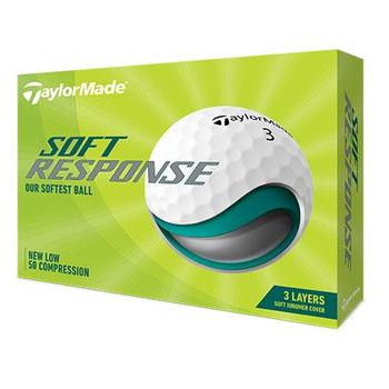 TaylorMade Soft Response Golf Balls - White - main image
