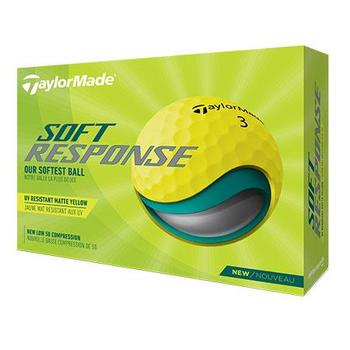 TaylorMade Soft Response Golf Balls 2022 - Yellow