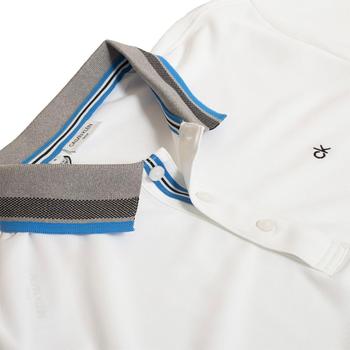 Calvin Klein Spark Golf Polo Shirt - White