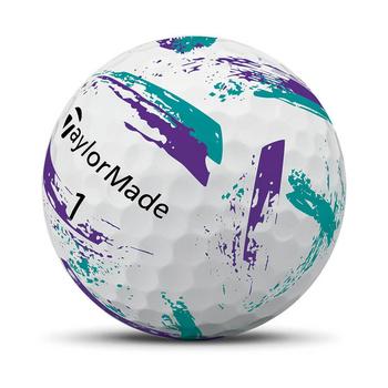 TaylorMade SpeedSoft Ink Golf Balls - Purple Teal - main image
