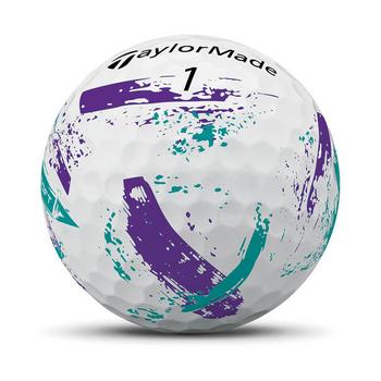 TaylorMade SpeedSoft Ink Golf Balls - Purple Teal - main image