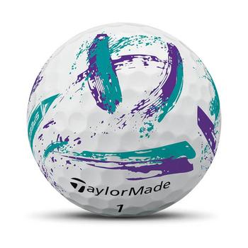 TaylorMade SpeedSoft Ink Golf Balls - Purple Teal - main image